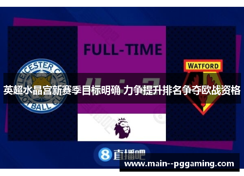 英超水晶宫新赛季目标明确 力争提升排名争夺欧战资格